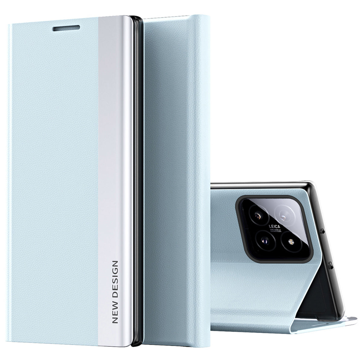For Xiaomi 14 Pro Stand Case Drop-Proof PC+Leather Phone Guard Cover For Xiaomi 14 Pro Stand Case Drop-Proof PC+Leather Phone Guard Cover